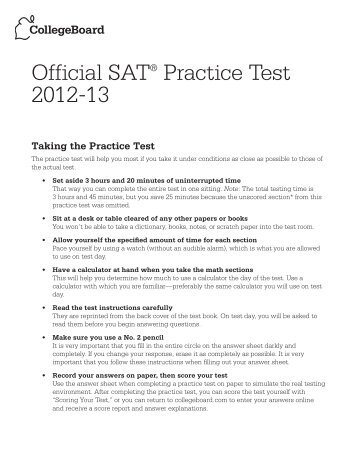 official sat practice test 2007-08 pdf